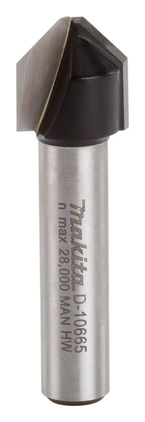 Фреза концевая фасочная Makita 12, 7х12, 7х8х32х2Т, 45°, D-10665