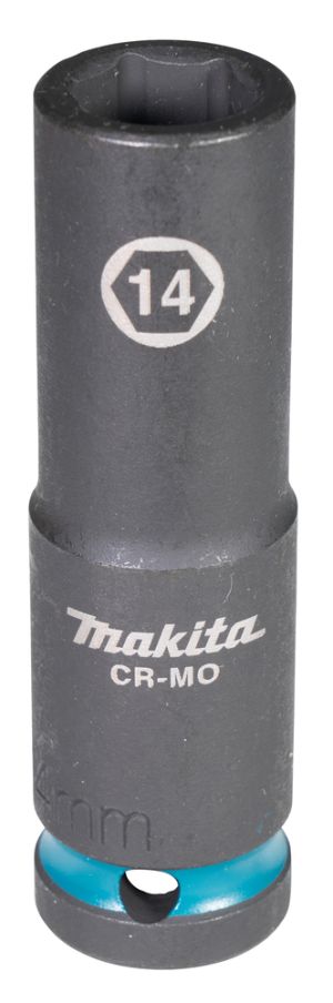 Ударная удлиненная торцовая головка Makita Impact Black 1/2" 14x81, 5 мм , E-16455